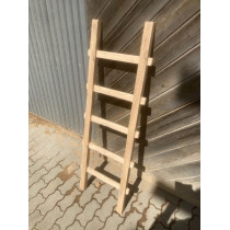 Handtuchhalter, Dekoleiter, Holzleiter, Eiche, Bad, Badmoebel, Kleiderständer, 140x50 cm